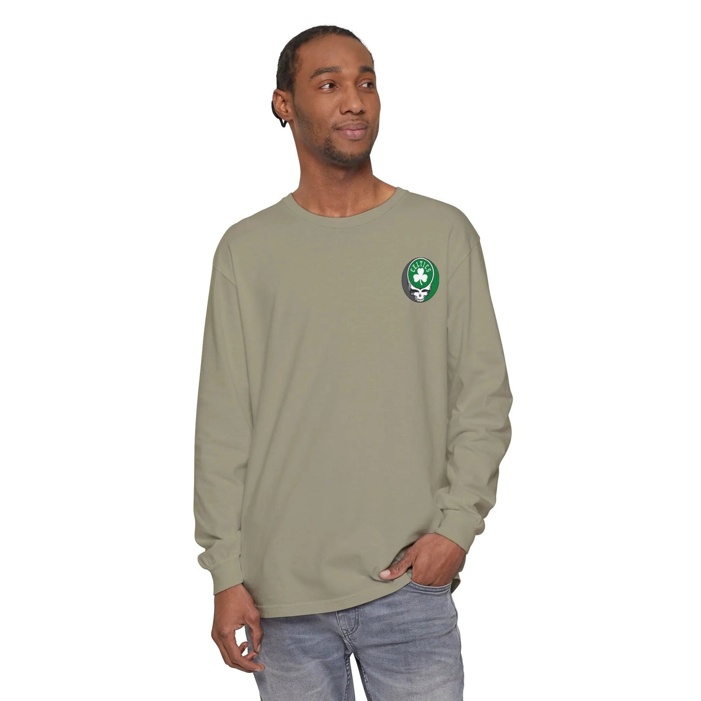 Boston Celtics Two-Sided Vineyard Collection Garment-dyed Long Sleeve