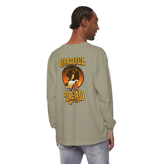 The Wolf Vineyard Collection Garment-Dyed Two-Sided Long Sleeve