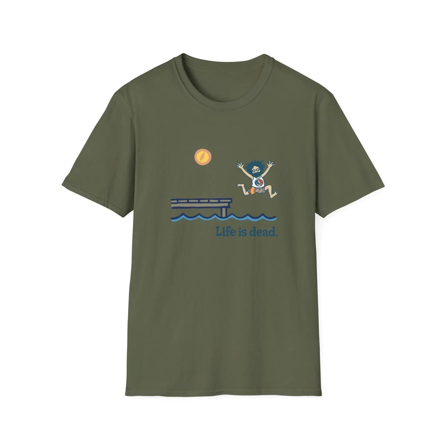 Life is DeadJerry's Playin' At the Lake T-Shirt
