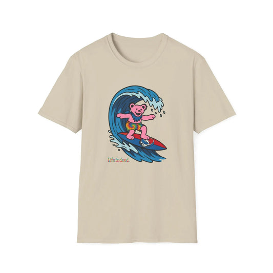 Surfin' Bear - Life is Dead T-Shirt