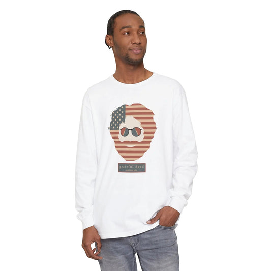 Stars & Stripes Jerry Vineyard Collection Garment-Dyed Long Sleeve T-Shirt