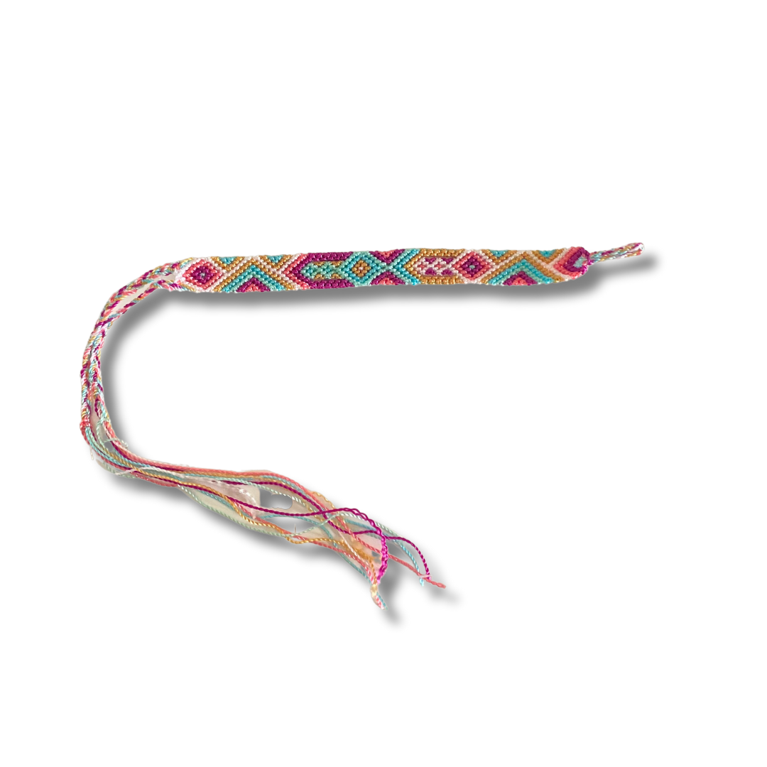 Friendship Woven String Bracelet Small Macrame - Choose Color - Mexico