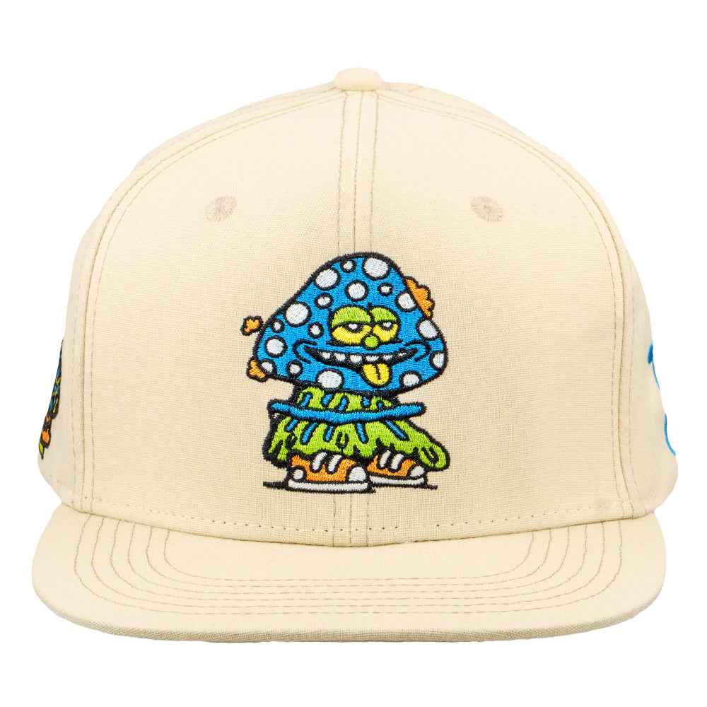 Killer Acid Mushroom Tan Snapback Hat