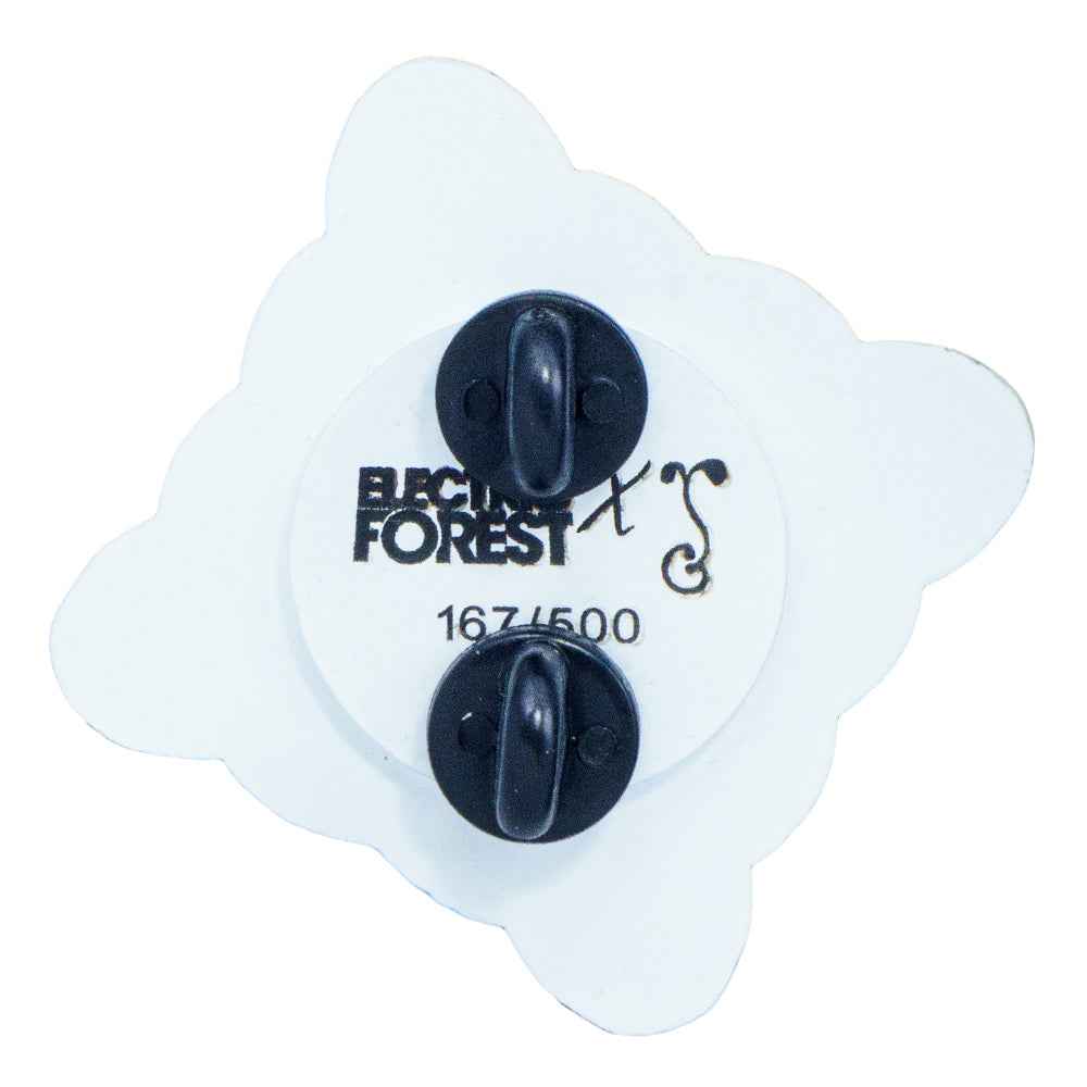 Electric Forest 2025 Rainbow Spinner Pin