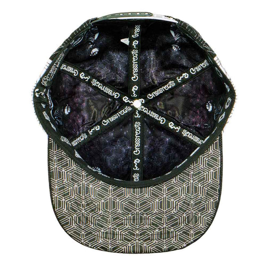 Isomatrix Black White Snapback Hat