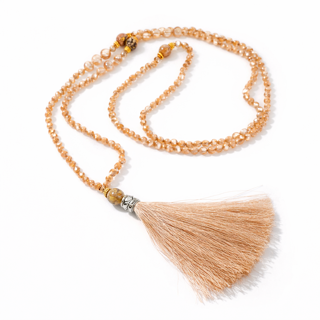 Sonia Tassel Bead Necklace - Thailand
