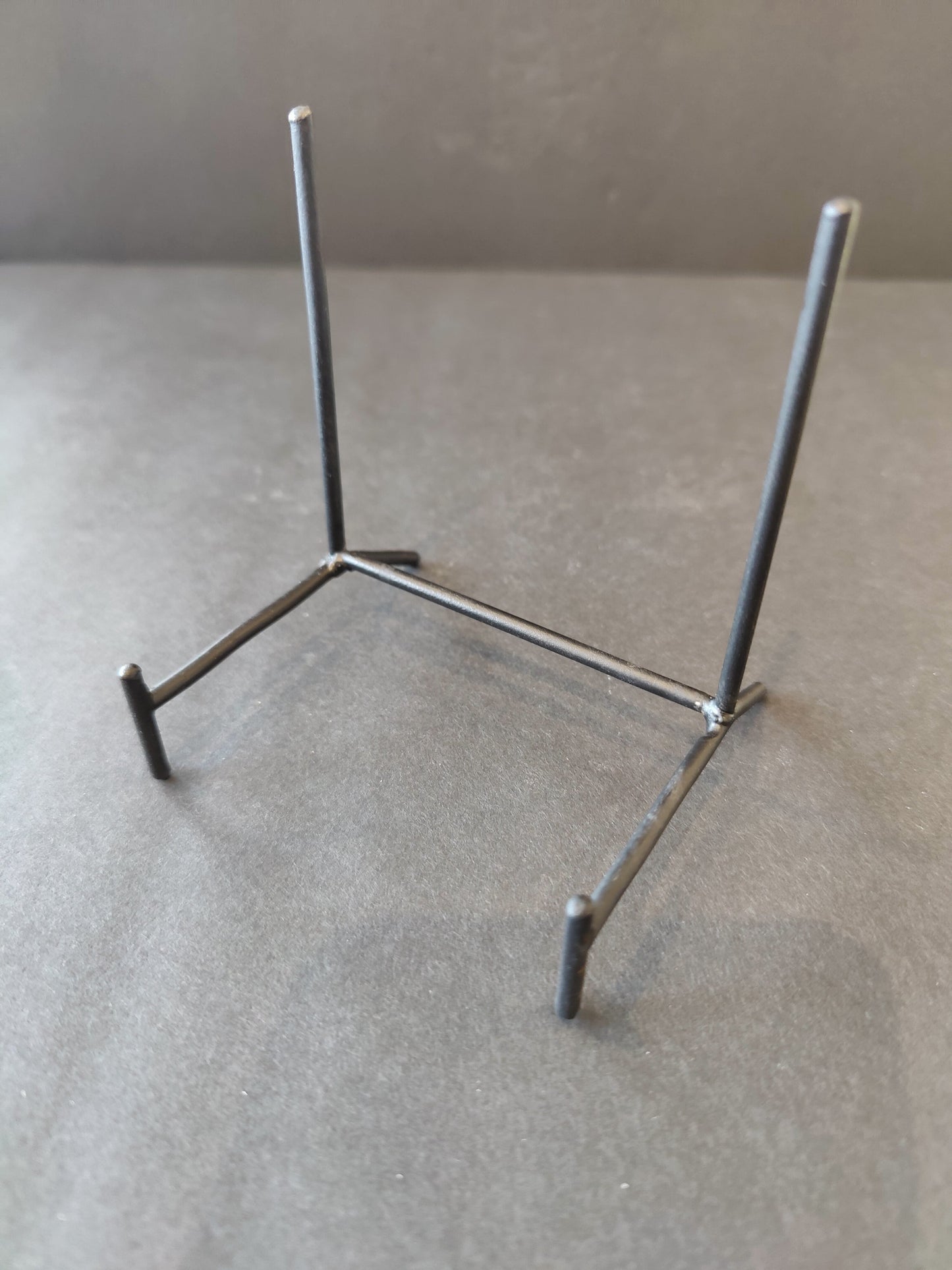 Wrought Iron Black Display Stand 3.25"x2.25"x4"