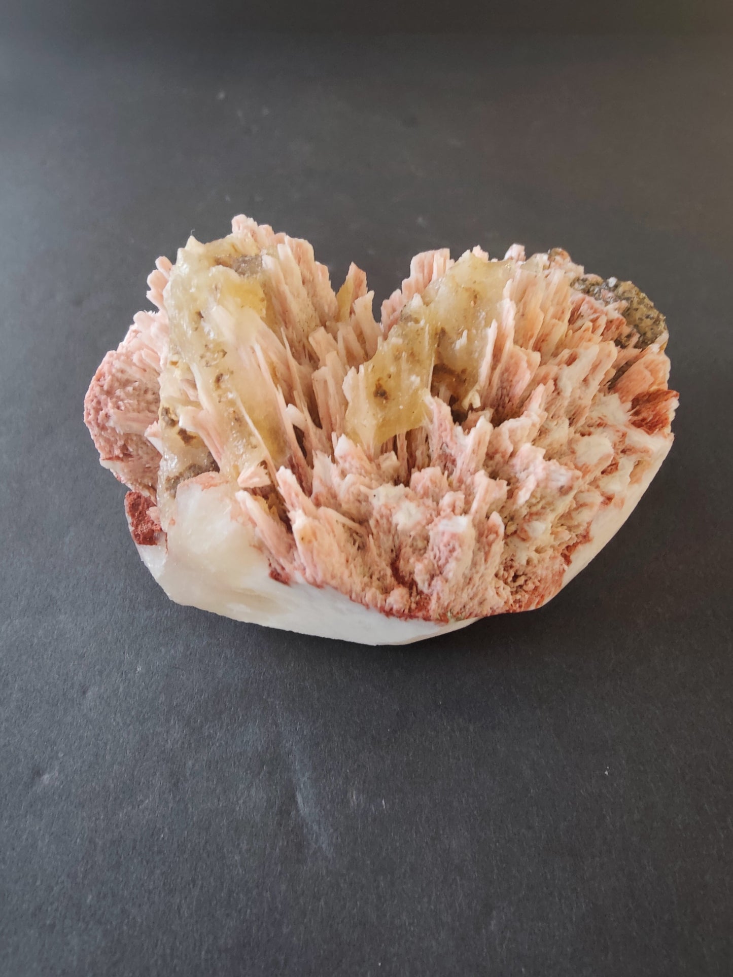 Red Mordenite with Stilbite Specimen 306g