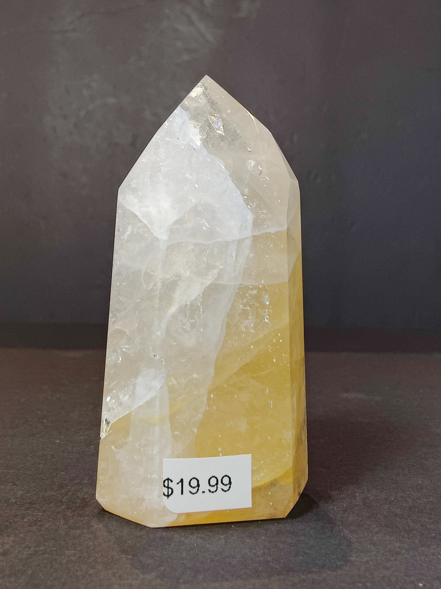 Golden Healer (Hematoid) Quartz Polished Obelisk Tower Sculpture