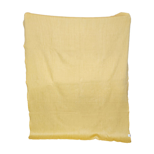 Reversible Alpaca Throw Blanket Handwoven From Ecuador - Daffodil & White - Kani Collection