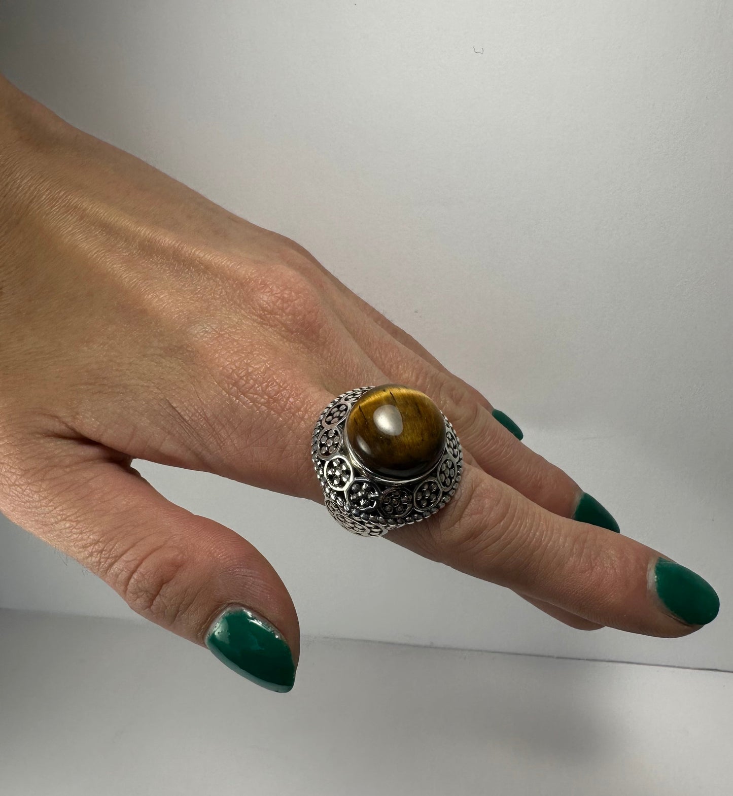 Tiger's Eye Ring - Size 6