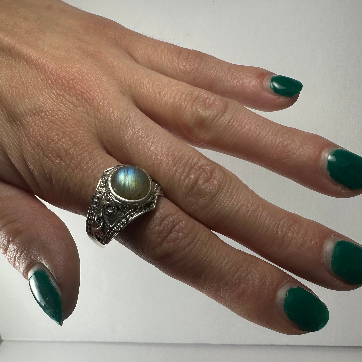 Labradorite Ring - Size 9