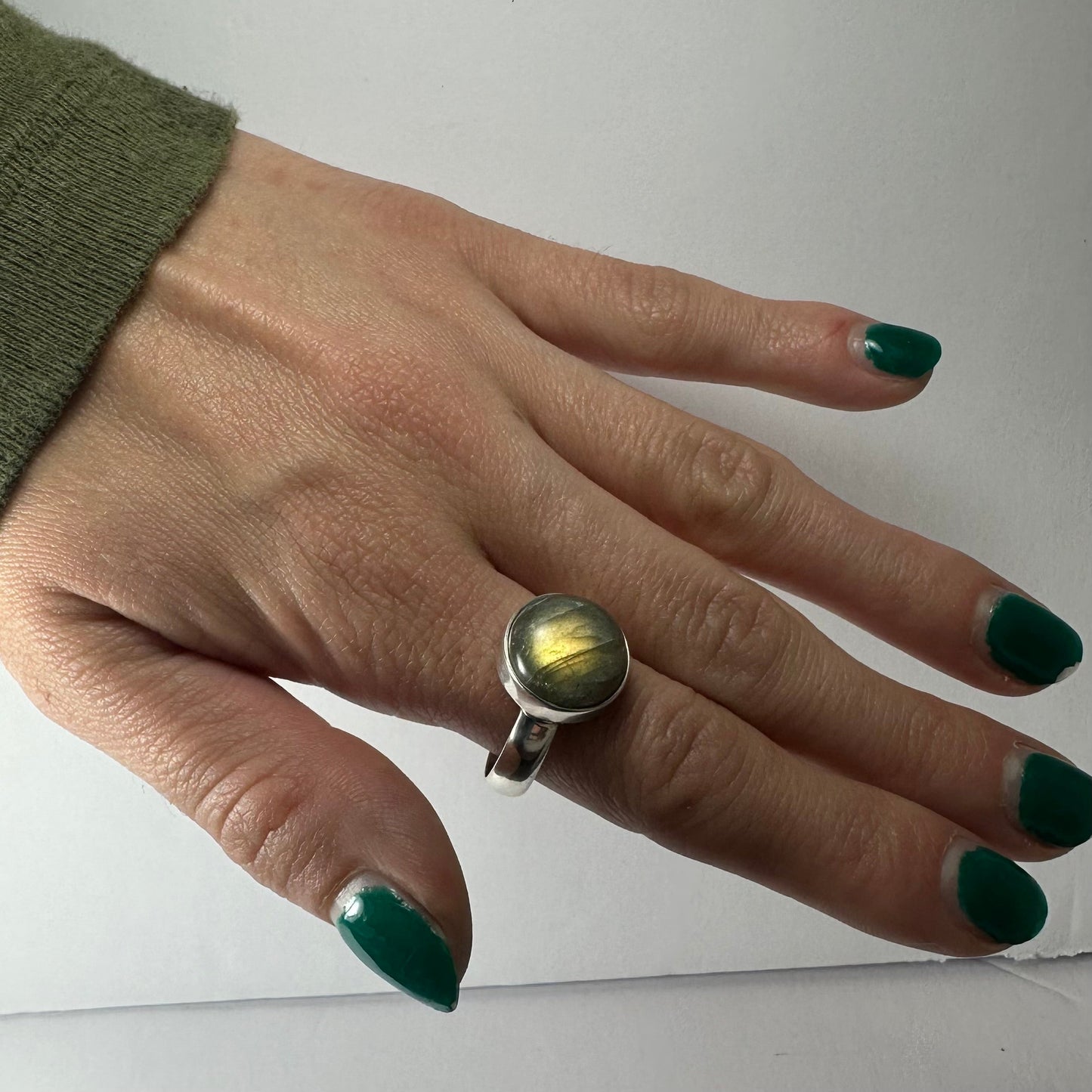 Labradorite Ring - Size 9