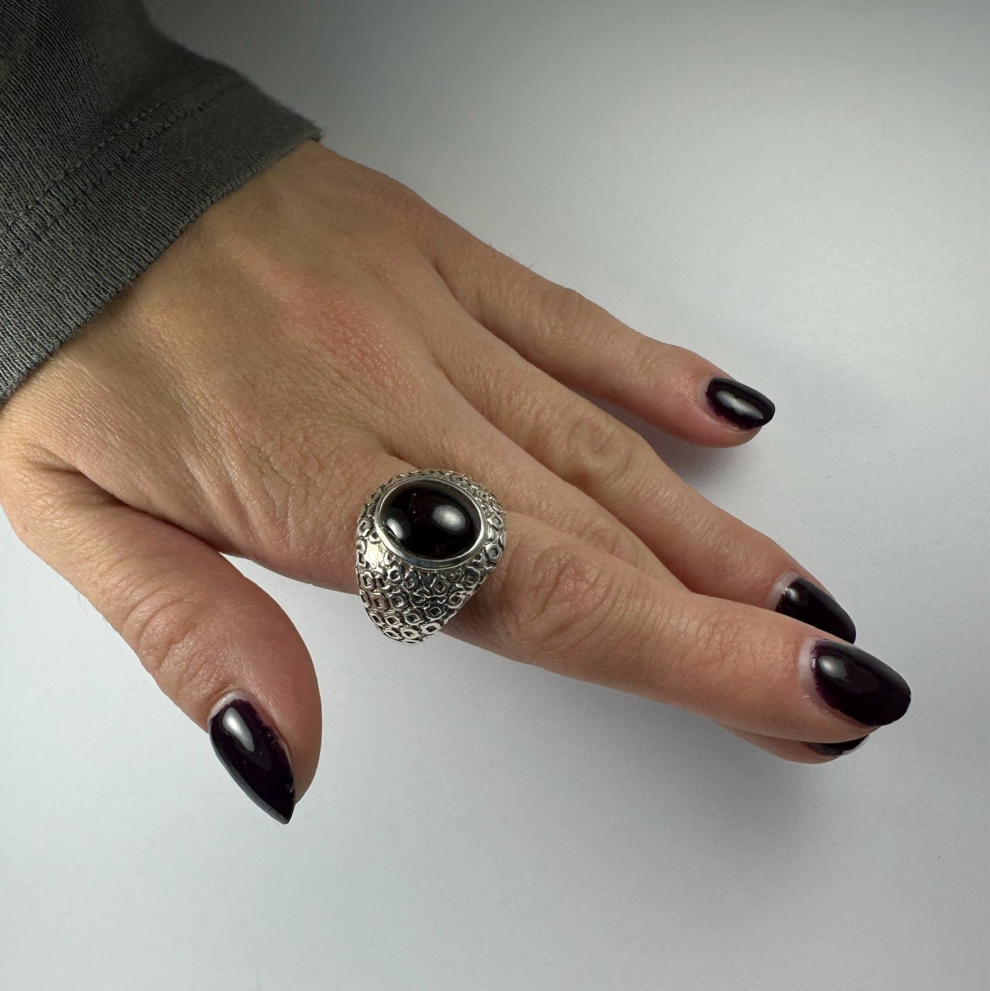 Garnet Ring - Size 8.5