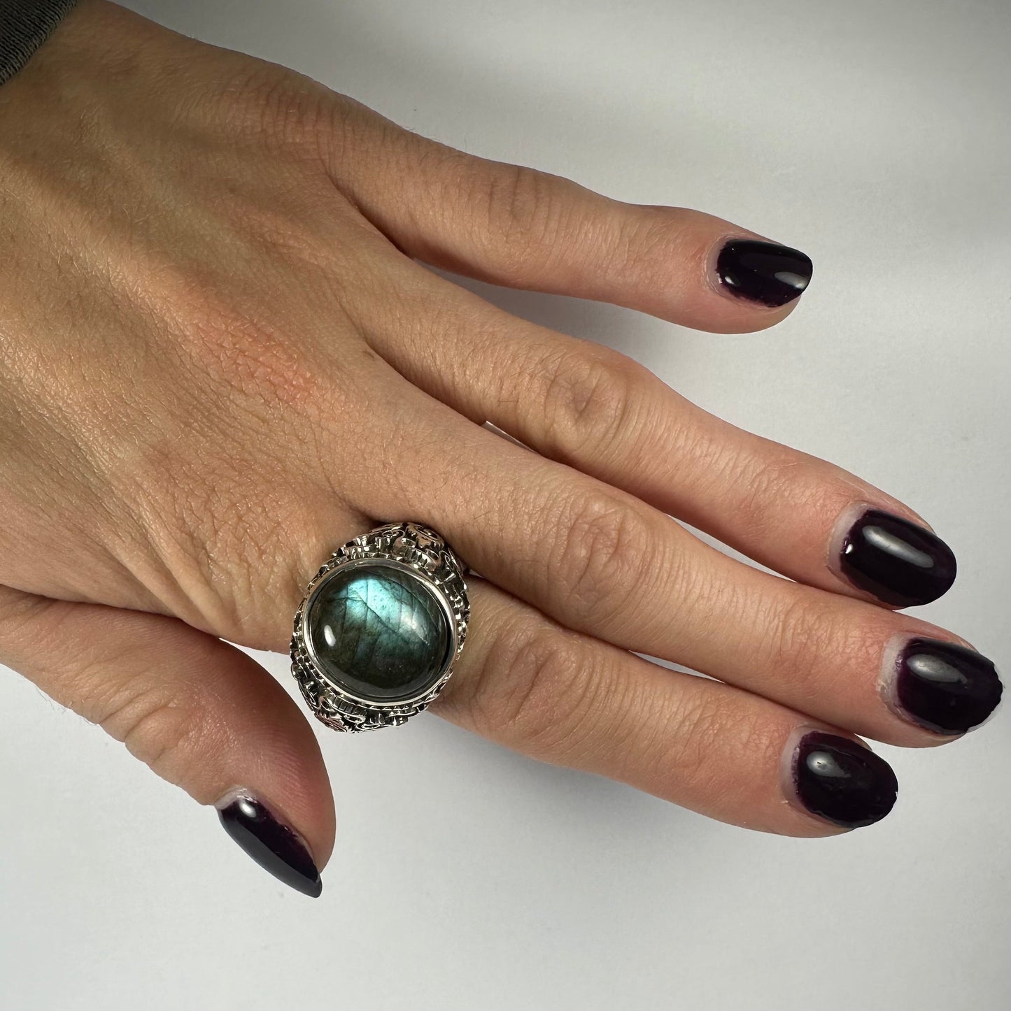Labradorite Ring - Size 9