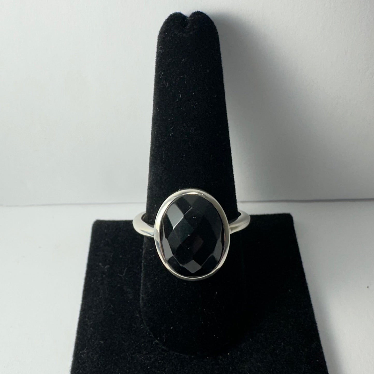 Black Onyx Ring - Size 11.5
