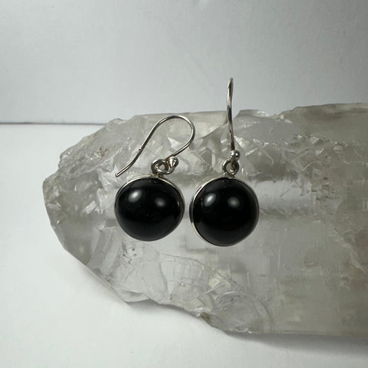 Black Onyx Drop Earrings