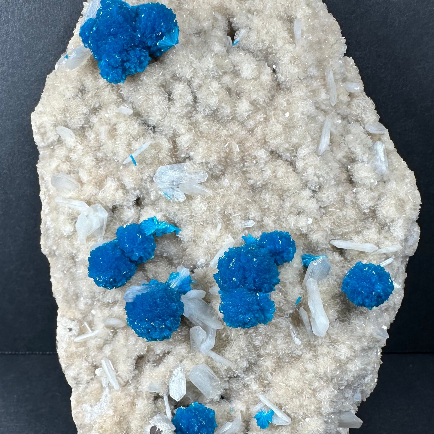 Cavansite with Stilbite on Matrix Maharashtra, Pune, India
