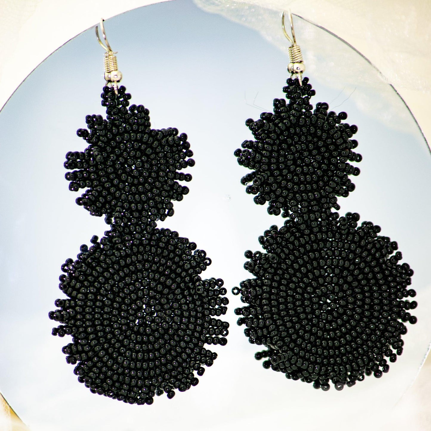 Heather Seed Bead Earrings - Guatemala
