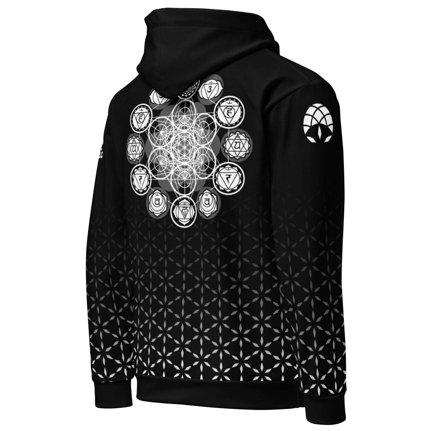 Great Skots | Unisex Cosmic Plaid Sacred Geometry Hoodie