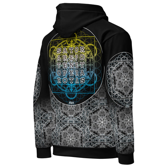 SATOR Cipher Unisex Cotton AOP Hoodie | NTrendSic Mystic