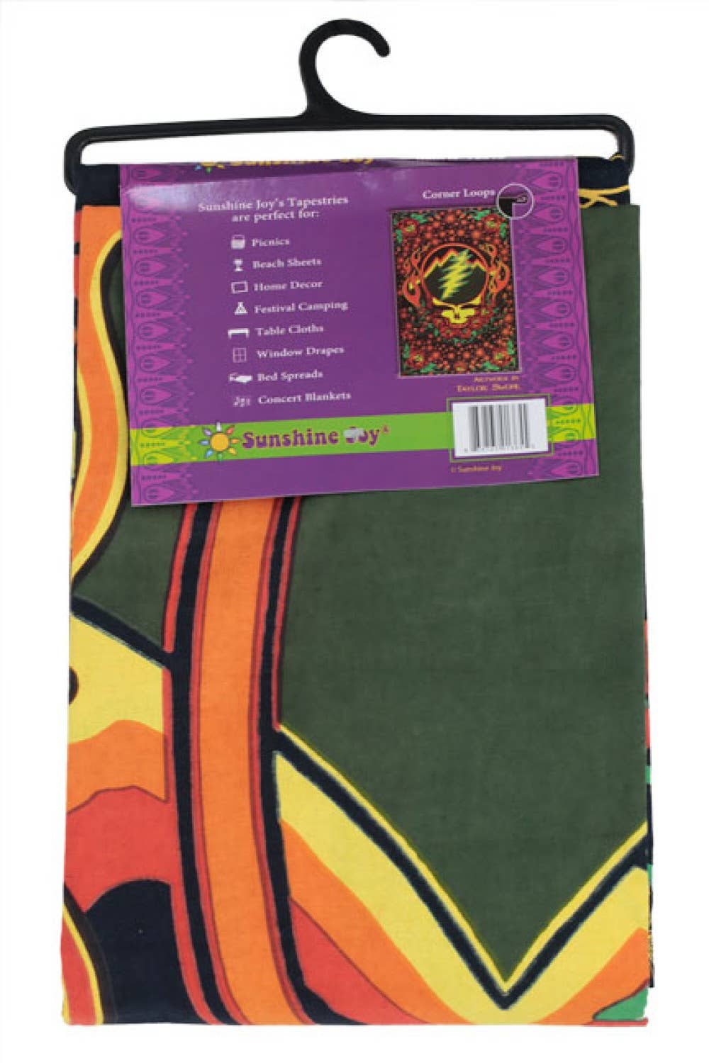 3D Grateful Dead Scarlet Fire Tapestry 2 Sizes: 30x45