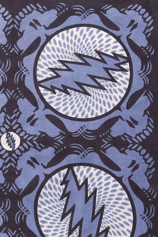 Grateful Dead Spin Your Face Syf Bandana Slate Grey 22x22