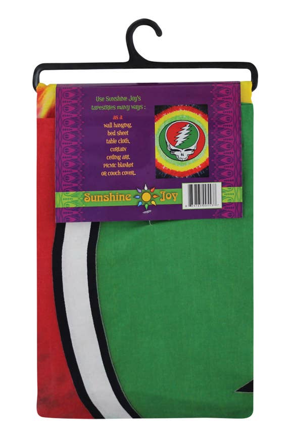 Grateful Dead Tapestry Rasta SYF Tie Dye Hippie Tapestries: 60x90 inches