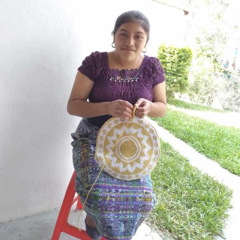 Nadia Crochet Round Crossover Purse - Guatemala