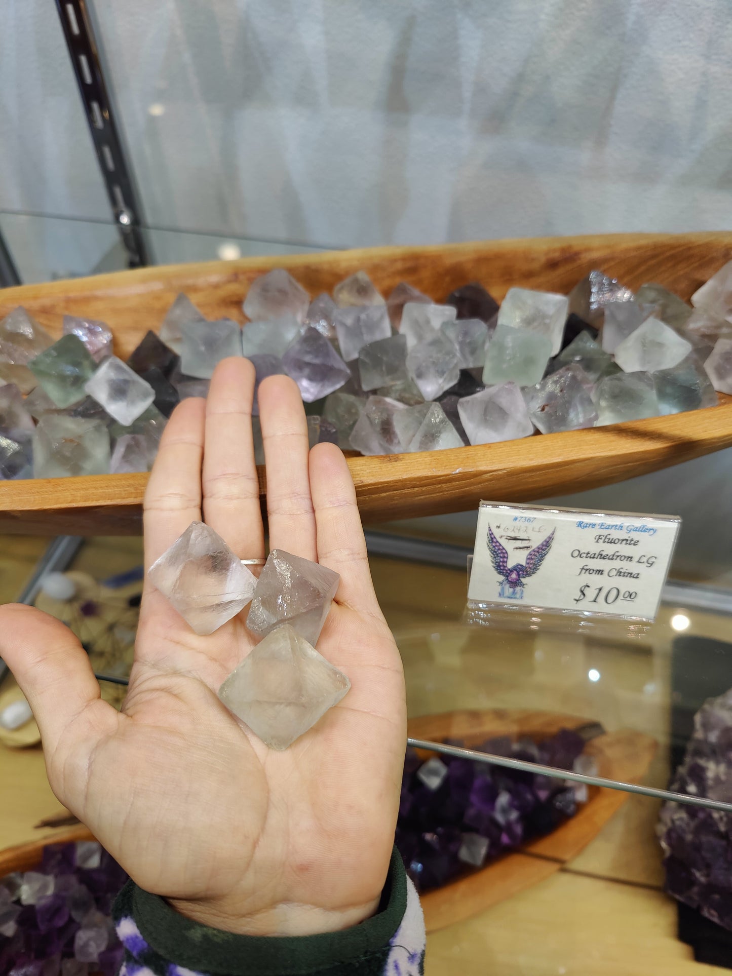 Fluorite Octahedron (L)