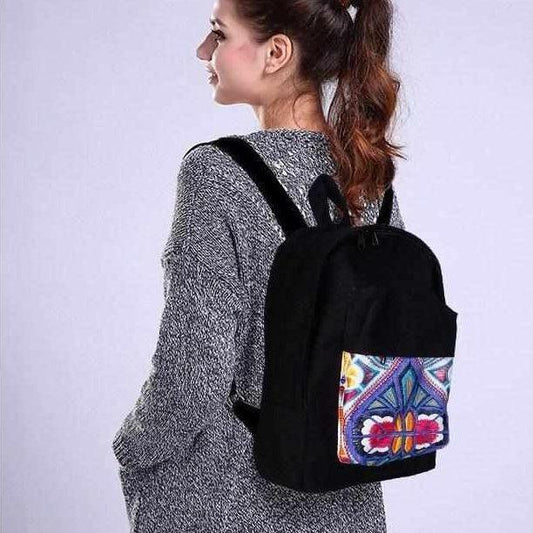 Tahj Embroidered Backpack - Thailand