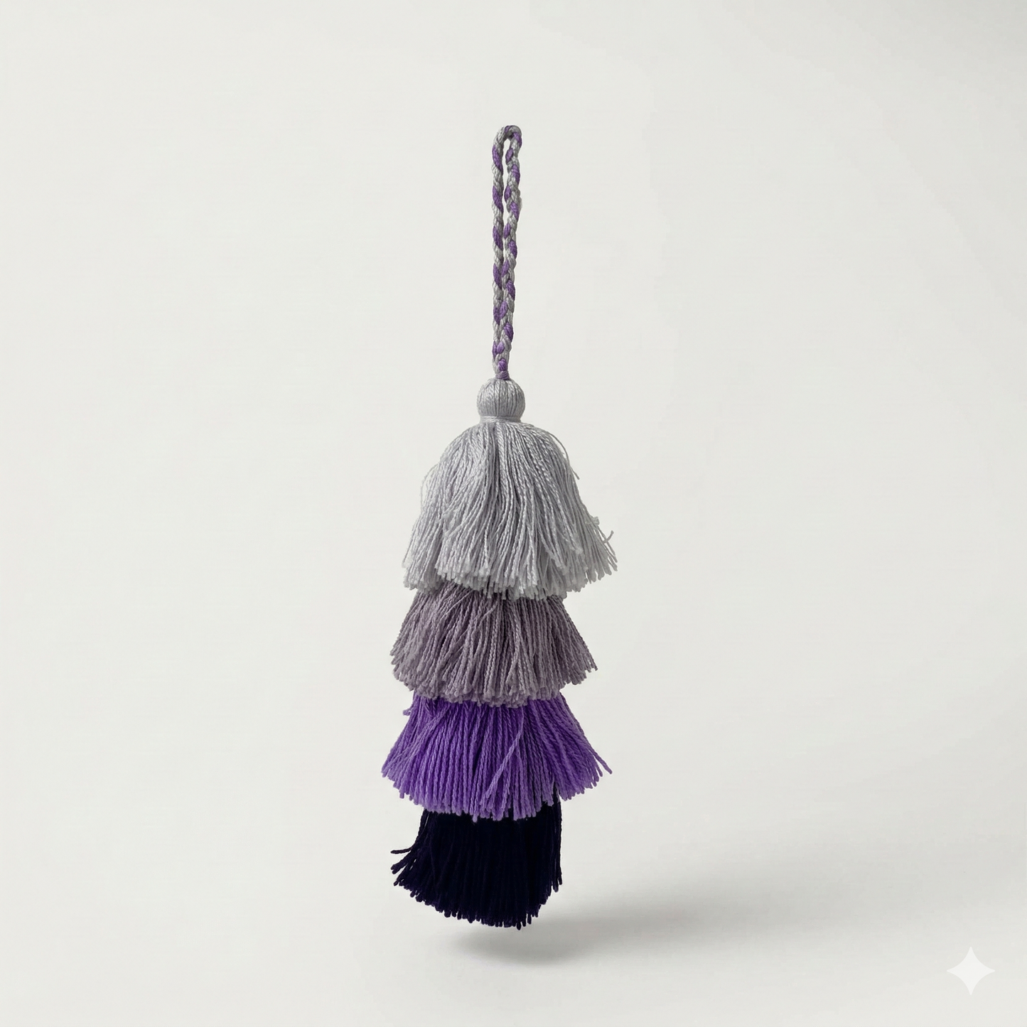 Waterfall Tassel Zipper Pull | Colorful Handmade Charm from Mexico