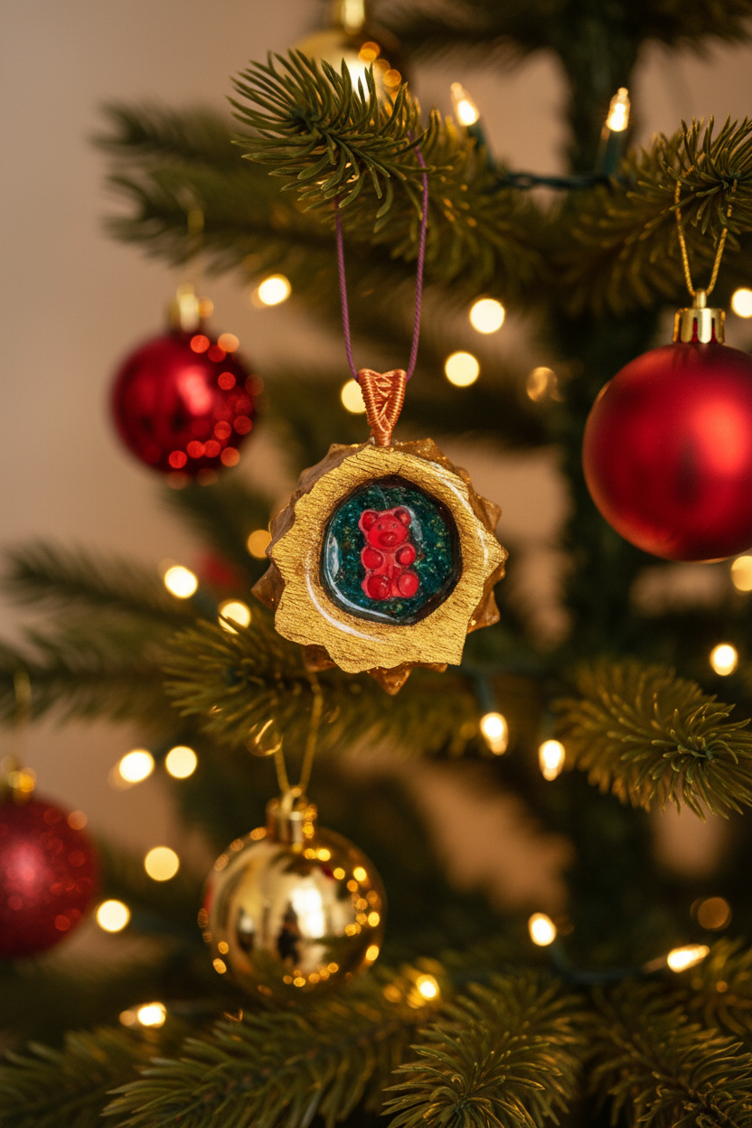Natural Pinecone Ornaments