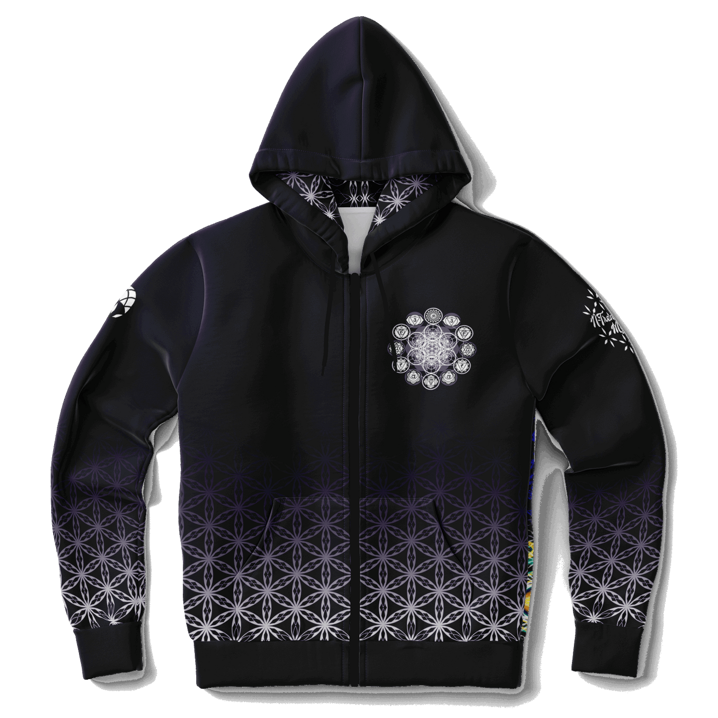 Mystic Euphony | Sacred Heart Zip-Up Hoodie