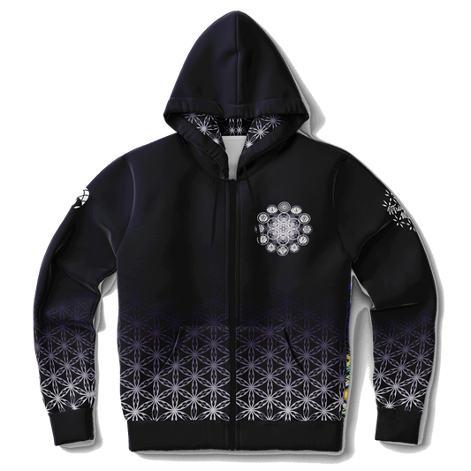 Mystic Euphony | Sacred Heart Zip-Up Hoodie