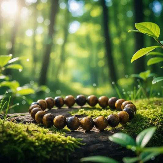 8MM Elastic Natural Stone Bracelets - CS: Tiger's Eye Stone