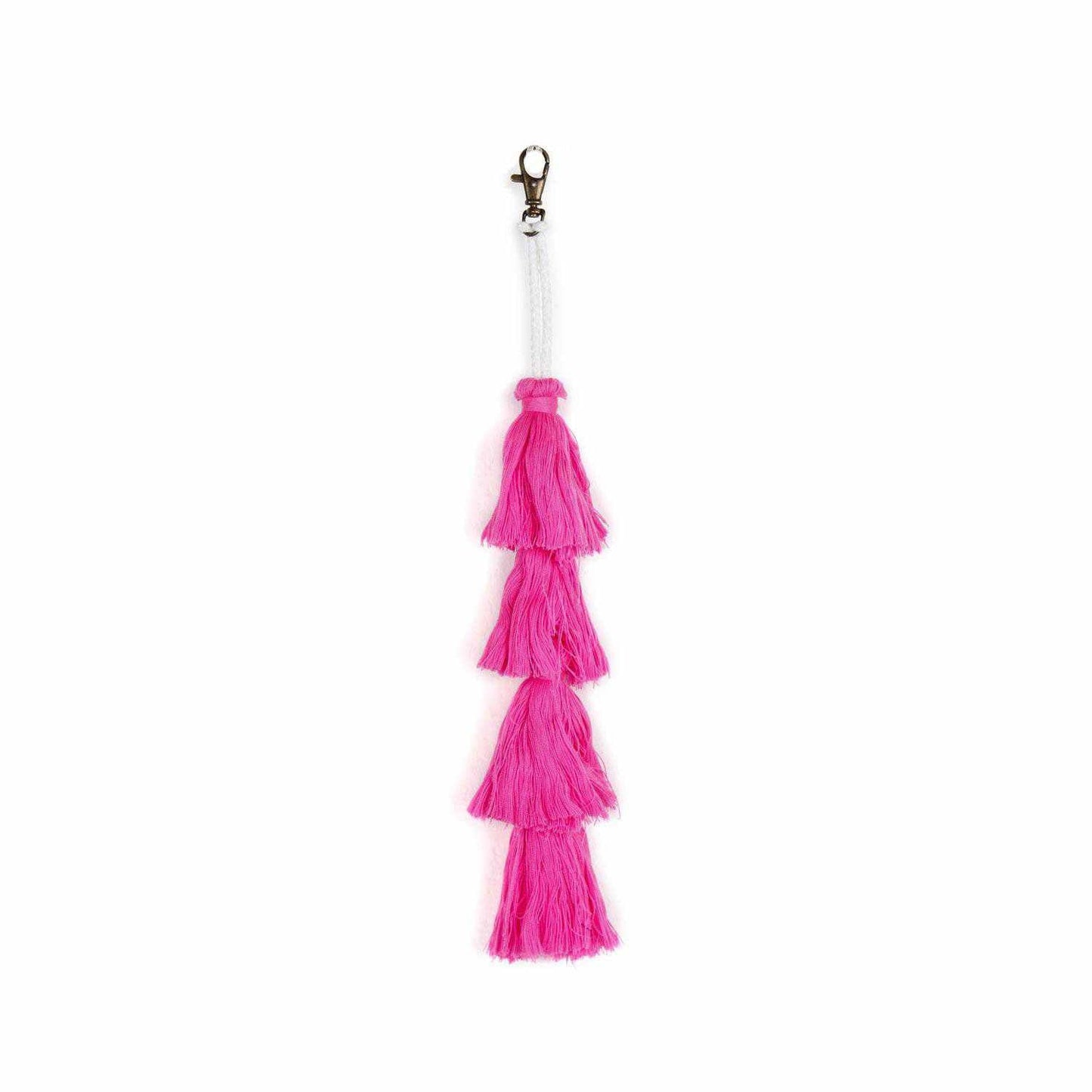 Multi-Tassel Elegant Long Bag Charm | Key Chain | Zipper Pull - Thailand