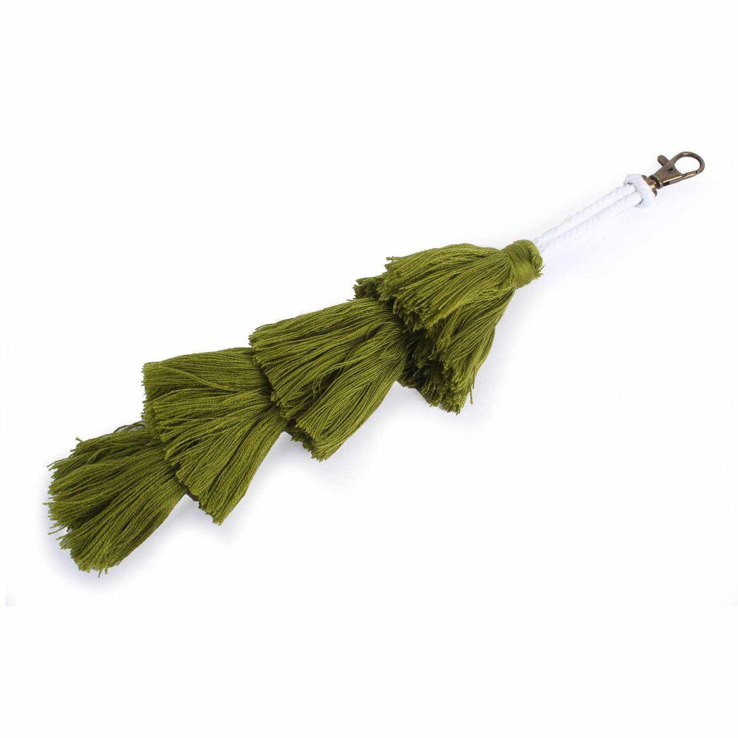 Multi-Tassel Elegant Long Bag Charm | Key Chain | Zipper Pull - Thailand