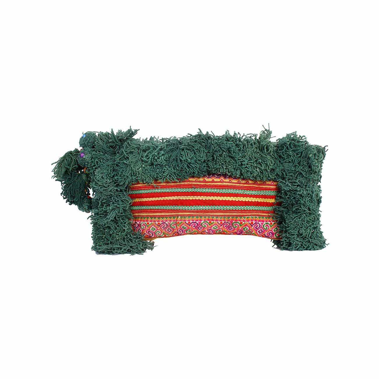 One-of-a-Kind Vintage Hmong Textile Upcycled Clutch Fair Trade Artisan Bag - Thailand