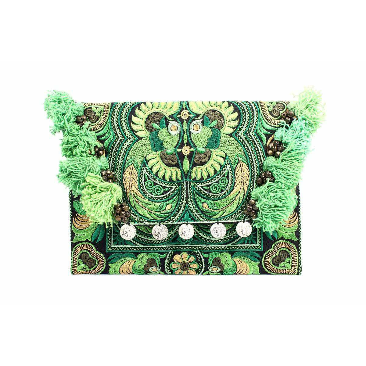 Embroidered Multi Tassel Clutch Bag iPad Case – Thailand