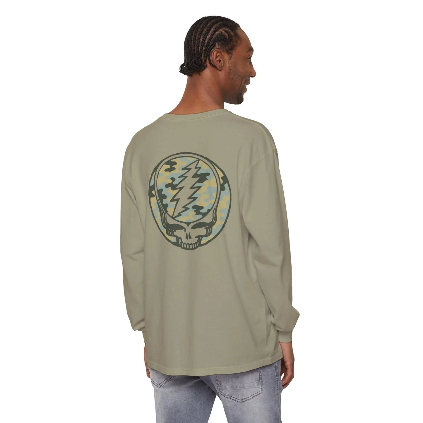 Camo Stealie Two-Sided Vineyard Collection Garment-Dyed Long Sleeve