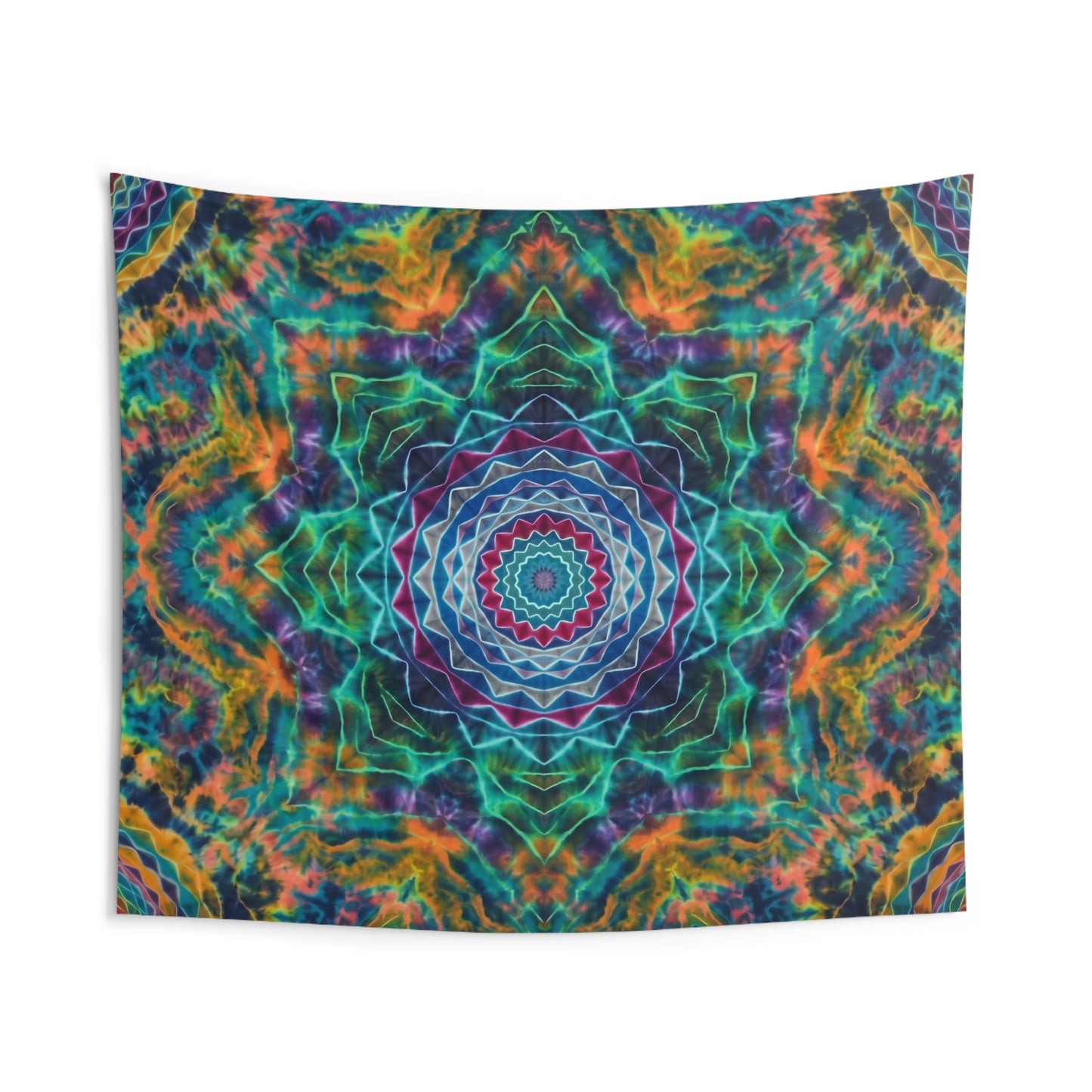 Psychedelic Mandala Wall Tapestry