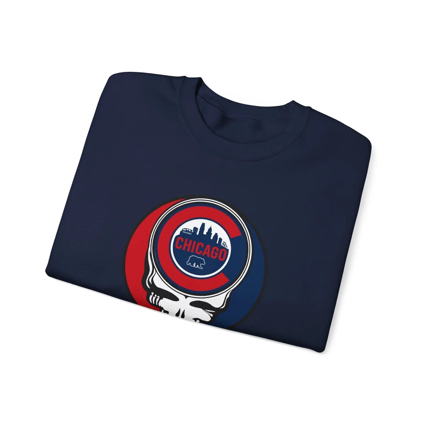 Chicago Cubs Original StealieCrewneck Sweatshirt