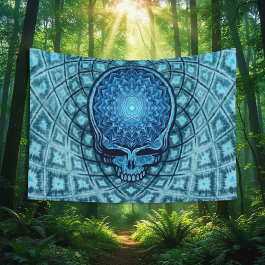 Steal Your Blue Mind Mandala Tapestry
