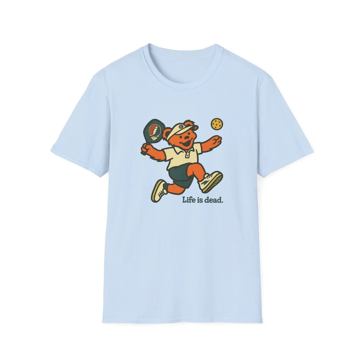 Pickleball Bear - Life is Dead T-Shirt