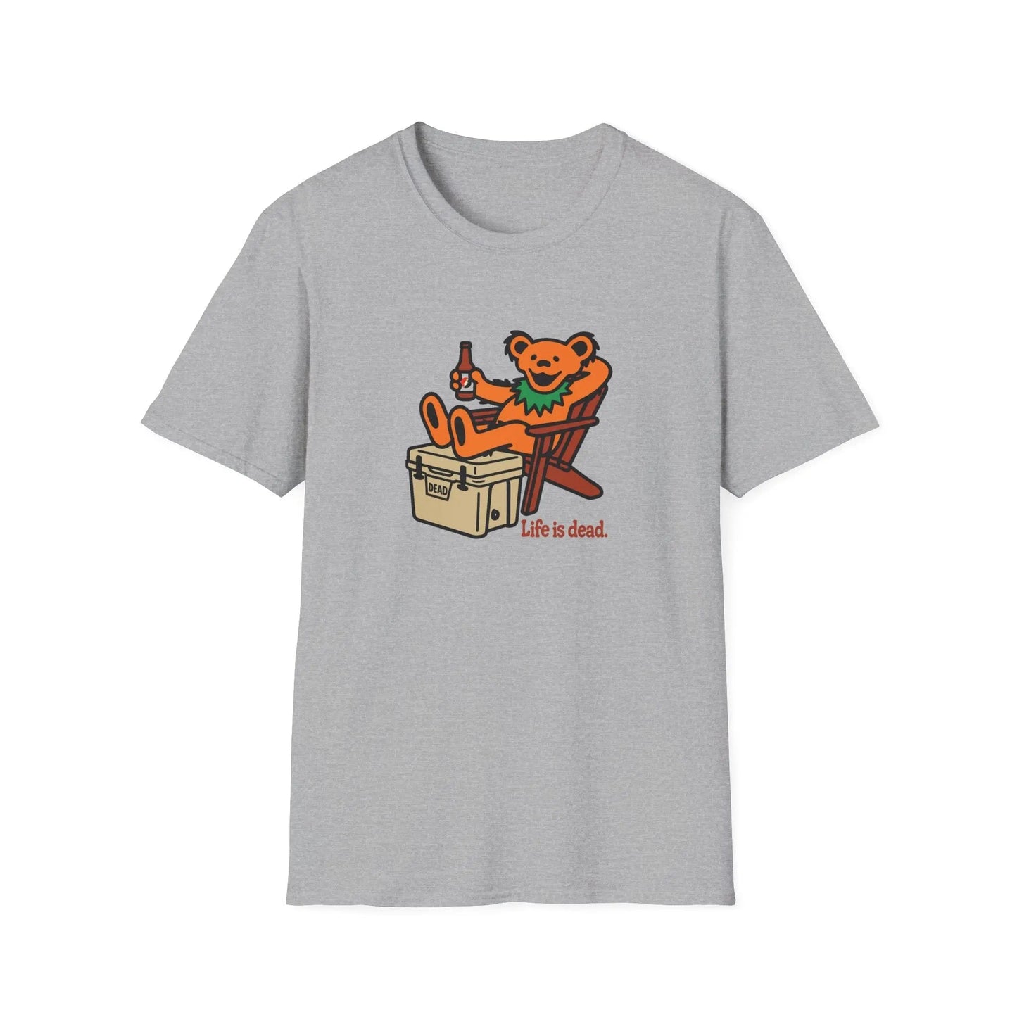 Chillin' Bear - Life is Dead T-Shirt