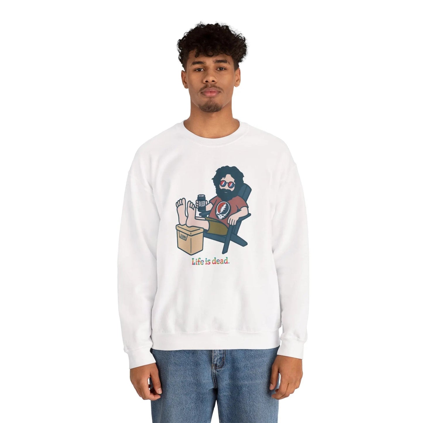Stay Cool, Jerry Life is DeadCrewneck