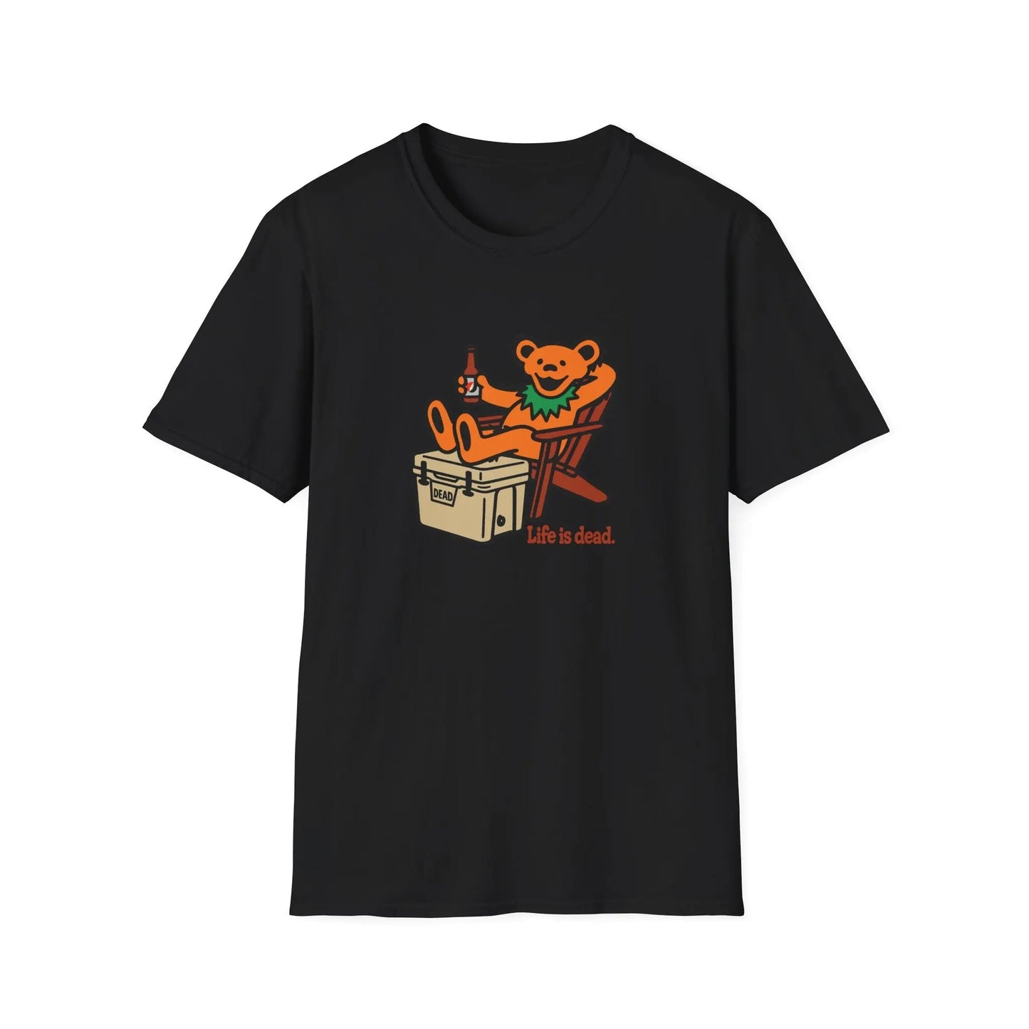 Chillin' Bear - Life is Dead T-Shirt