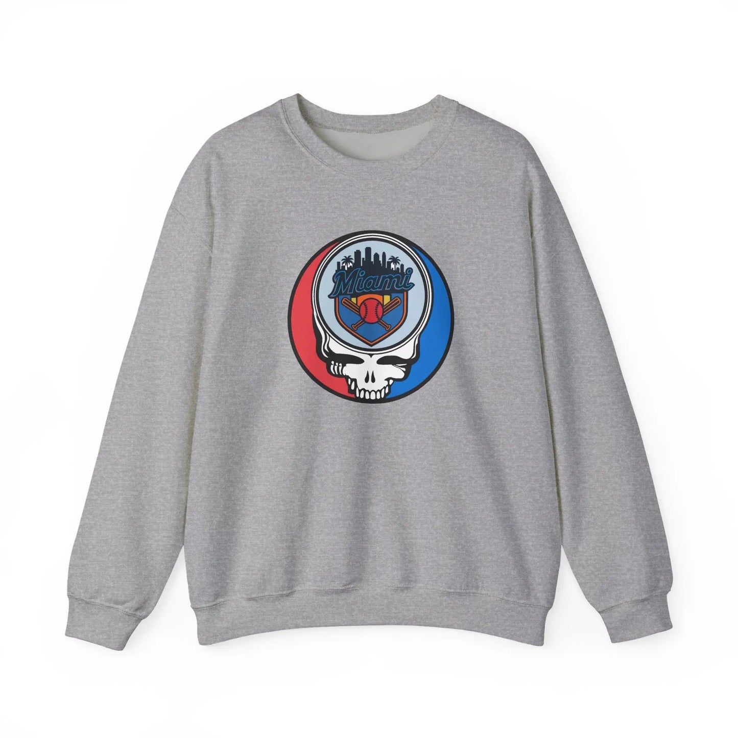 Miami Marlins Original StealieCrewneck Sweatshirt