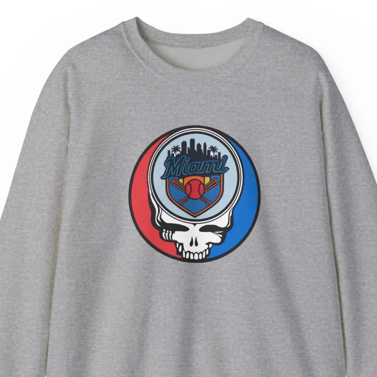 Miami Marlins Original StealieCrewneck Sweatshirt